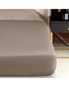 Простыня на резинке Сенса коричневый 180х200+30 Togas