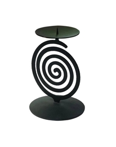 Подсвечник чёрный 10.8х10.5х16.3 см Gala