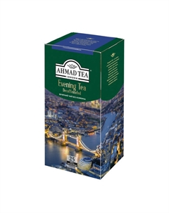 Чай Ahmad Evening Tea Decaffeinated черный без кофеина 25 пакетиков Ahmad tea