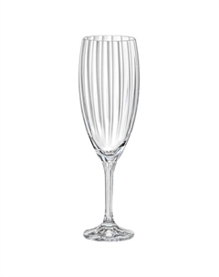 Набор бокалов Магнолия оптика для шампанского 210 мл 6 шт Crystalex