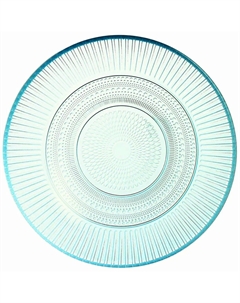 Тарелка обеденная Луиз бирюзовая 25 см Luminarc