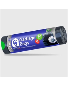 Пакеты для мусора 3-слойные 60 л 10 шт Lomberta