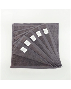 Набор махровых салфеток Бруна мокко 30х30 см 6 шт Sofi de marko