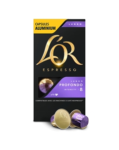 Кофе в капсулах L`OR Espresso Lungo Profondo 10х52 г L'or