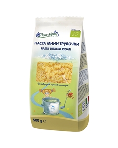 Макароны мини трубочки для всей семьи, 500 г Fleur alpine