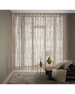 Тюль деворе Джаллини коричневый 500x290 см 1 пр Togas