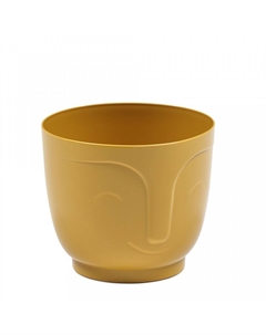 Кашпо Atena d18.5. H16 см 3.1л горчичный Lamela