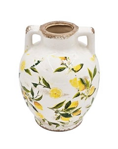 Ваза с лимонами 17х17х22 см Гласар