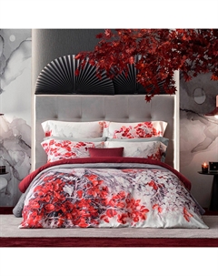 Пододеяльник Мидария белый с красным 260х240 см Togas