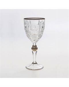 Набор бокалов для вина 500PK платиновый шар 260 мл 6 шт Bohemia jihlava