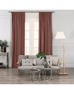 Комплект штор Daily by T Вилен розовый 200х270 см 2 предмета Daily by togas