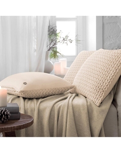 Подушка декоративная Нотарио экрю 45х45 см Togas