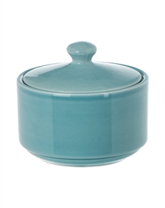 Сахарница Практик 250 мл голубой Башкирский фарфор