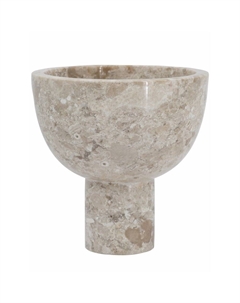 Чаша на ножке из мрамора 15х15х15 см Гласар