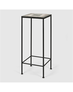 Подставка для цветов с мозаикой Патио чёрная 30х70 см Heng yu