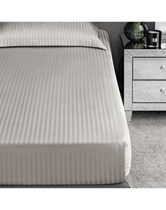 Простыня на резинке Ларье серый 200x200х35 Togas