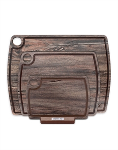 Набор разделочный досок композитный на подставке дуб мореный 3 предмета Composeeat