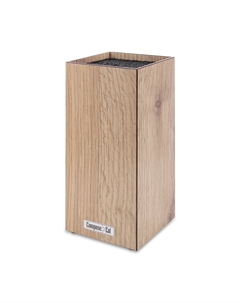 Подставка для кухонных ножей композитная дуб натуральный 10х10х23 см Composeeat