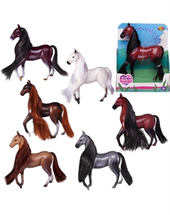 Фигурка лошадка (PT-01830) в ассортименте 6 цветов Junfa