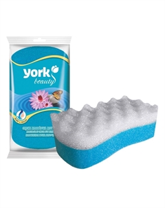 Губка для тела массажная бабочка York