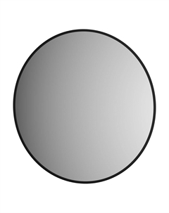 Зеркало Evoform с черной окантовкой d 70 см