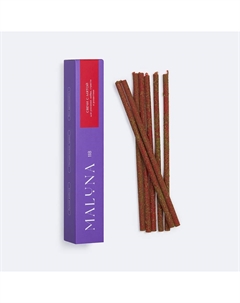 Свечи магические красные мята 7 шт Maluna