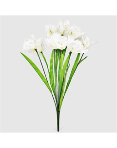 Букет ириса искусственный, белый 52 см Конэко-о
