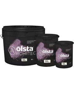 Краска интерьерная Полуматовая Белая база A 0,9 л Olsta architect