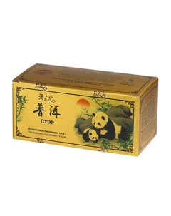 Чай черный Пуэр 20 пакетиков 60 г Ча бао