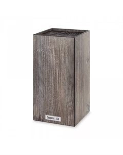 Подставка Fashion для кухонных ножей, коричневая 11х11х24 см Composeeat