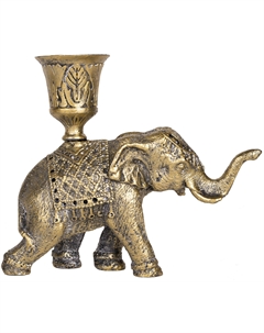 Подсвечник Слон 13х5х11 см Гласар