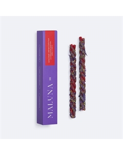 Магические свечи-скрутки василек красные 2 шт Maluna