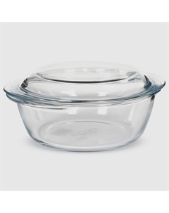 Кастрюля стеклянная круглая с крышкой 1,6 л Pyrex