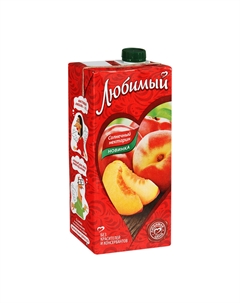 Напиток сокосодержащий Солнечный нектарин 0,95 л Любимый