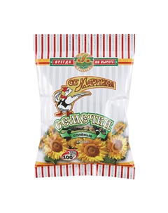 Семечки отборные белые соленые 100 г От мартина