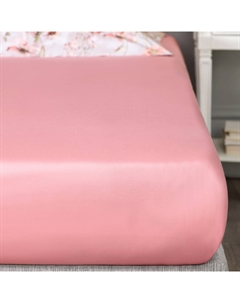 Простыня на резинке Генриетта розовая 180х200+30 Togas