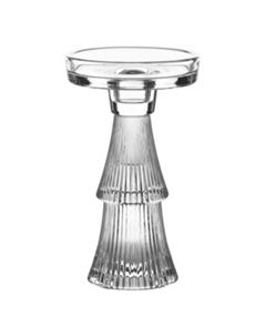 Подсвечник 2 в 1 стеклянный Ноэль 16 см Decor de table