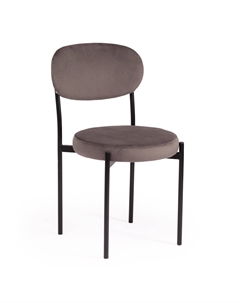 Стул темно-серый с черным ткань, металл 47х54х82 см Tc