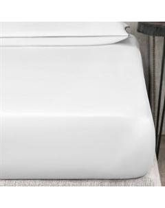 Простыня на резинке Клэрити белая 200х200+30 Togas
