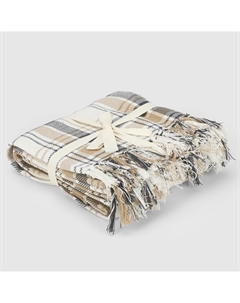 Плед checked beige 140х200 см Homelines textiles