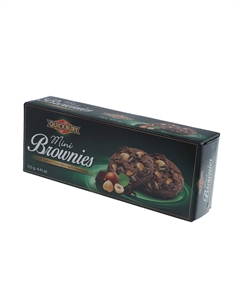 Печенье Mini Brownies шоколад-орех 125 г Quickbury