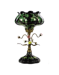 Чаша фарфоровая с бронзой  43,18см Гласар