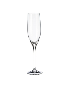 Набор бокалов для шампанского Sitta 240 мл 6 шт Crystalite bohemia