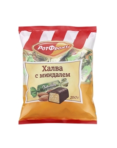 Халва с миндалем 250 г Рот фронт