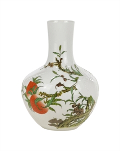 Ваза с песочной деколью 21х21х32 см Гласар