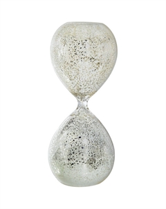 Часы песочные 30 минут 8x8x21см белые Гласар