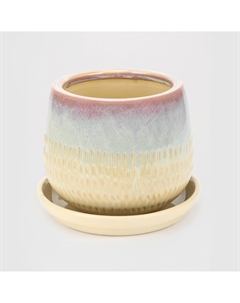 Горшок для цветов с поддоном Градиент d20 Viet thanh