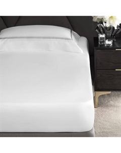 Простыня на резинке Тавит белая 160х200+35 см Togas