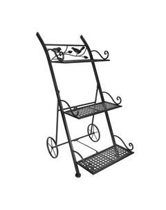 Подставка для цветов antonio 53х38х79см черного цвета из железа Ningde qinyuan