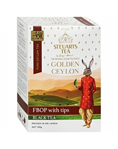 Чай черный Golden Ceylon FBOP TIPS, 100 г Steuarts